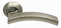 Дверная ручка Archie Sillur мод. 132 S.CHROME/P.CHROME (матовый хром/хром)