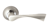 Дверная ручка Vilardi мод. Агата (матовый хром)